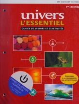 Univers L'essentiel Cahier de savoirs et d'activités